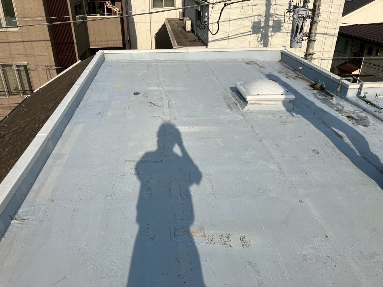 目白台の屋上ウレタン防水工事 - 施工前